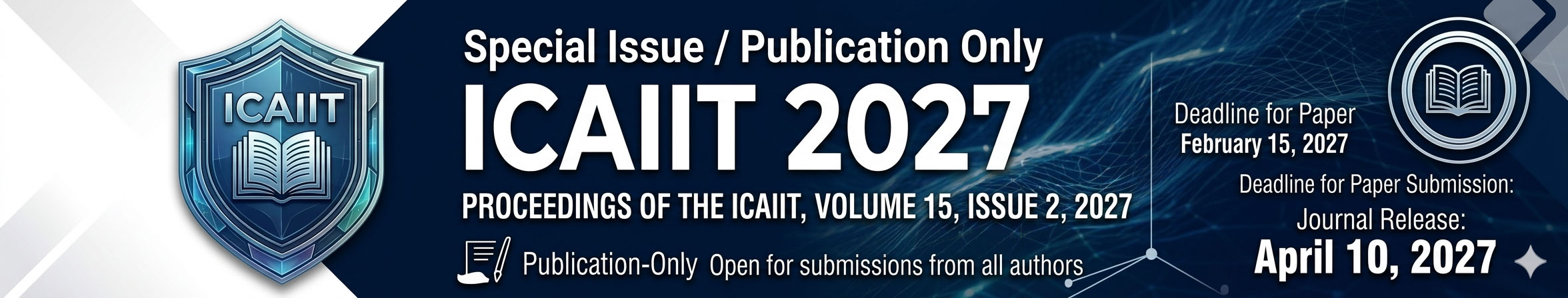 ICAIIT 2027 Journal — April